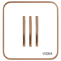 کلید سه پل ویرا مدل شهاب آرک طلا سفید