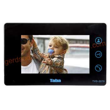 'دربازکن تصویری تابا TVD-2070 با ماژول تلفن کننده'