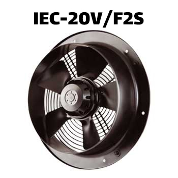 'هواکش صنعتی آکسیال (طرح آلمان) ژنیران IEC-20V/F2S بدون قاب'