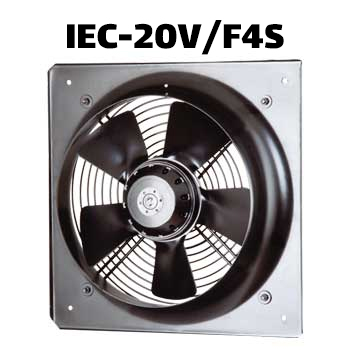 'هواکش صنعتی آکسیال (طرح آلمان) ژنیران IEC-20V/F4S قاب چهارگوش'