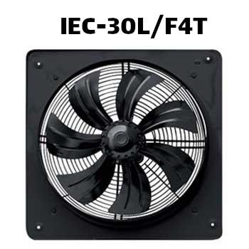 تصویرهواکش صنعتی سایز 30 ژنیران هفت پره سه فاز IEC-30L/F4T