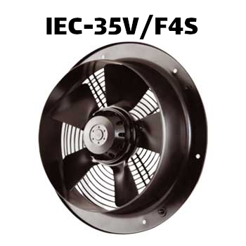 'هواکش صنعتی آکسیال (طرح آلمان) ژنیران IEC-35V/F4S بدون قاب'