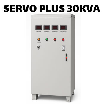 'استابلایزر سروو موتور سه فاز ساکو مدل SERVO-PLUS-30KVA'