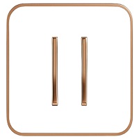 کلید دو پل ویرا مدل شهاب آرک طلا سفید