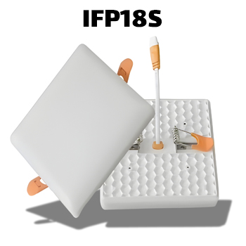 'پنل توکار مربع فریملس 18 وات سان لوکس'