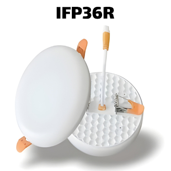 'پنل توکار گرد فریملس 36 وات سان لوکس'